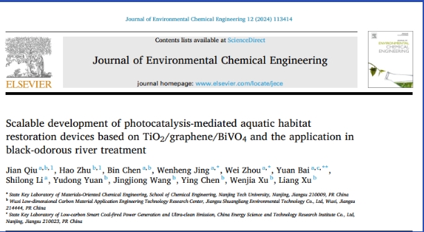 科研聚焦｜双良环境研发团队发表SCI期刊文章